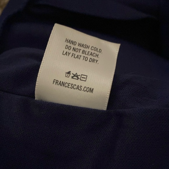 Francesca's Collections Navy Blue Ruffled Romper XS - Picture 6 of 10